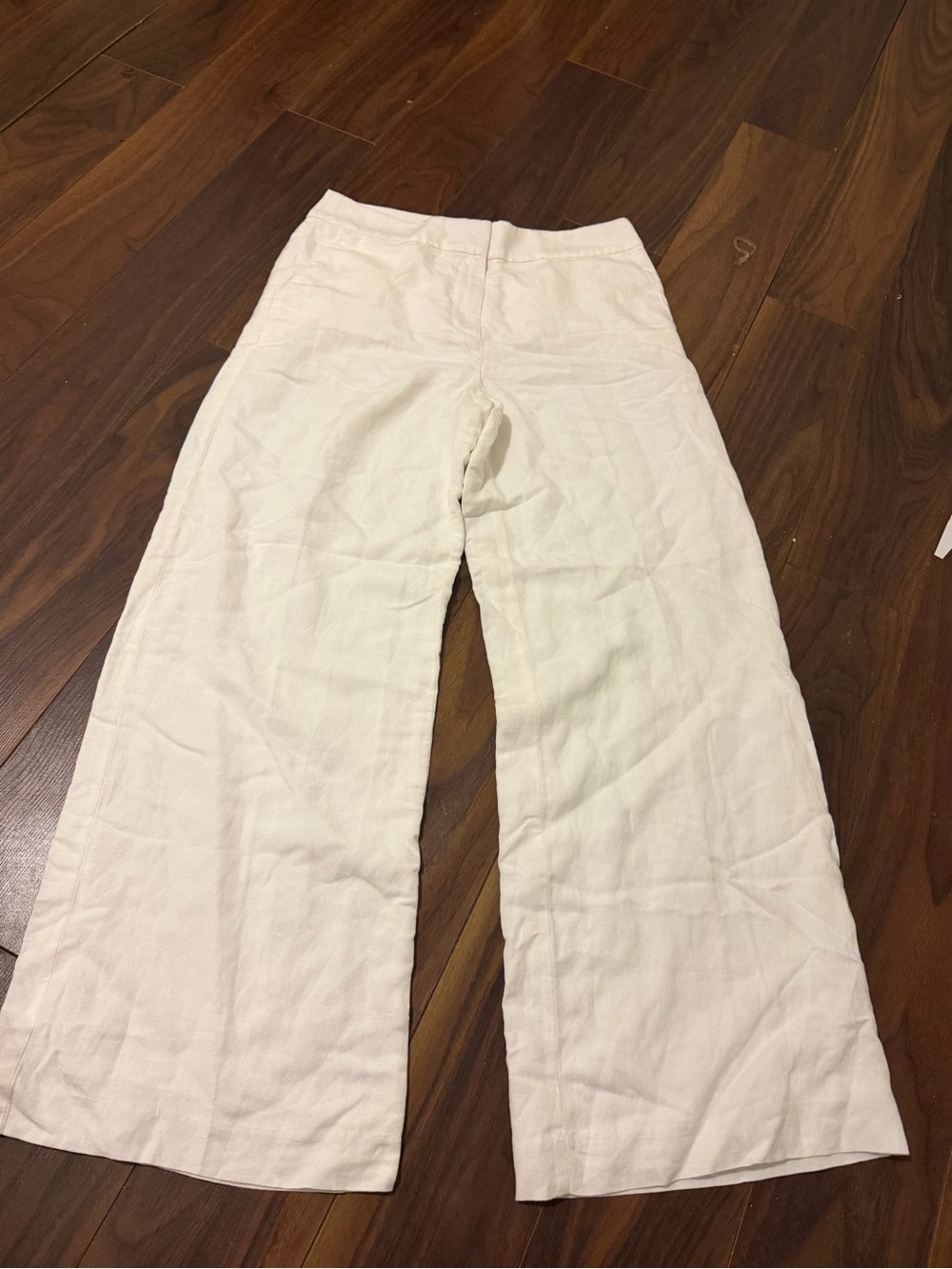 LOFT Cream Wide Leg Pants